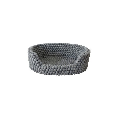 WOOLDOT Hundebett Pet Basket steel grey, Gr. S, Maße: ca. 40 x 25 cm