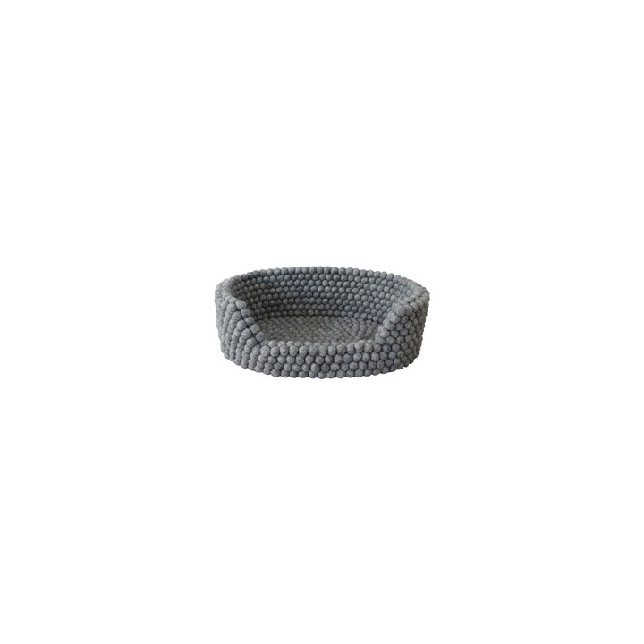 WOOLDOT Hundebett Pet Basket steel grey, Gr. S, Maße: ca. 40 x 25 cm