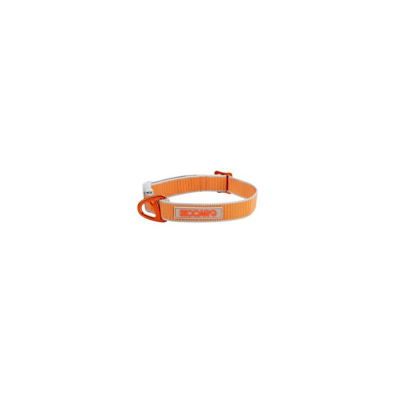 SICCARO Hunde-Halsband Sealines silber, Gr. S, Breite: ca. 2 cm, Länge: ca. 28 - 36 cm
