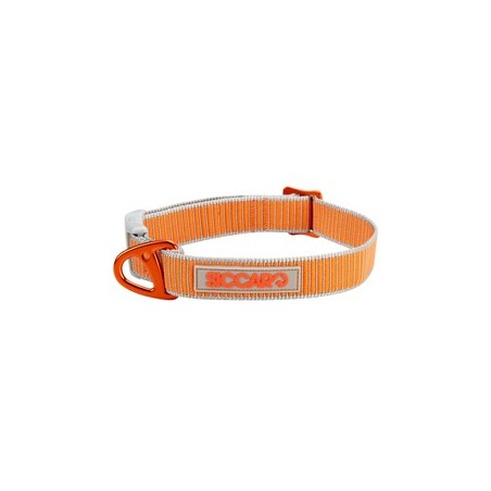 SICCARO Hunde-Halsband Sealines silber, Gr. S, Breite: ca. 2 cm, Länge: ca. 28 - 36 cm