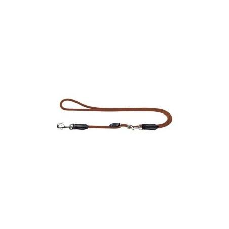 HUNTER Führleine Vario-Leine Freestyle braun, Länge: ca. 200 cm, Durchmesser:  ca. 10 mm