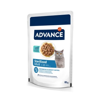 Advance Feline Sterilized Kabeljau - 12 x 85 g