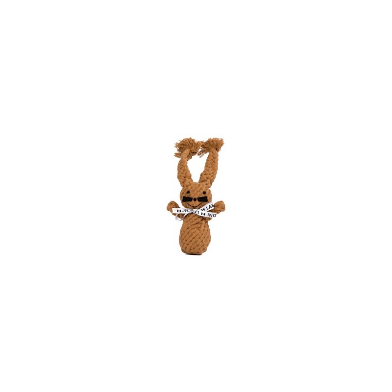 Laboni Hundespielzeug Heinrich Hase braun, Maße: ca. 24 x 9 cm