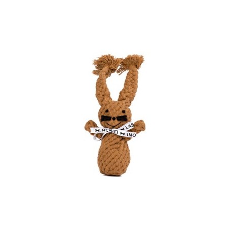Laboni Hundespielzeug Heinrich Hase braun, Maße: ca. 24 x 9 cm