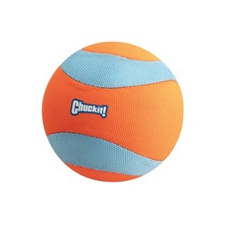 Chuckit! Hunde-Gummiball Amphibienball blau-orange, Durchmesser:  ca. 11,5 cm