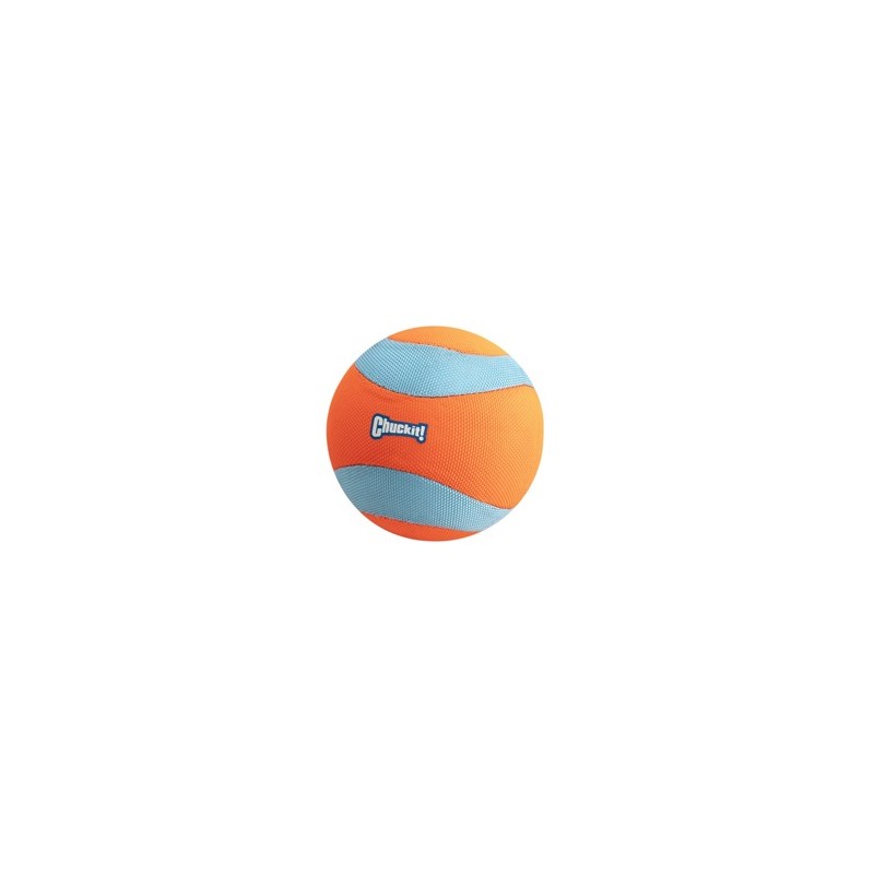 Chuckit! Hunde-Gummiball Amphibienball blau-orange, Durchmesser:  ca. 11,5 cm