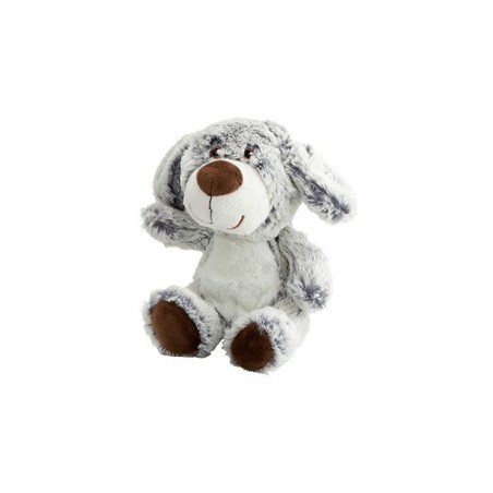 HUNTER Hunde-Plüschspielzeug Faro Hund grau, Länge: ca. 19 cm
