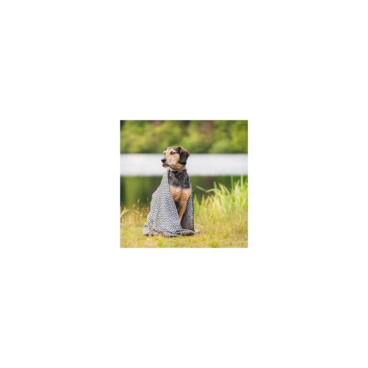 Labbvenn Hundehandtuch Linaa grey, Maße: ca. 75 x 150 cm