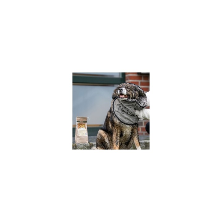 DGS™ Hundehandtuch Dirty Dog Shammy grau, Maße: ca. 80 x 35 cm
