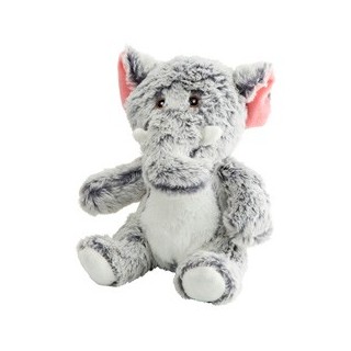 HUNTER Hunde-Plüschspielzeug Faro Elefant grau, Länge: ca. 19 cm