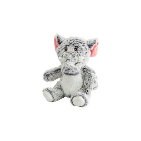 HUNTER Hunde-Plüschspielzeug Faro Elefant grau, Länge: ca. 19 cm