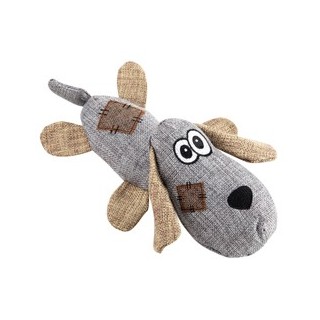 Hunde-Plüschspielzeug Country Dog Nelly braun-grau, Länge: ca. 24 cm