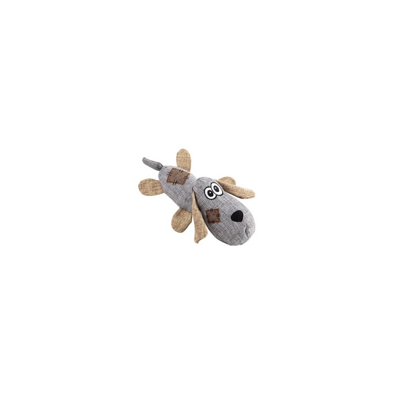 Hunde-Plüschspielzeug Country Dog Nelly braun-grau, Länge: ca. 24 cm