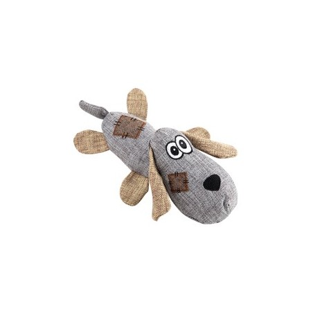 Hunde-Plüschspielzeug Country Dog Nelly braun-grau, Länge: ca. 24 cm