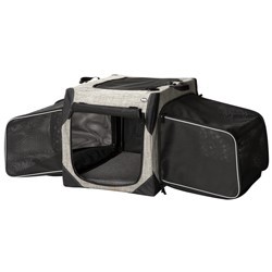 Hunde-Transportbox Traveller Extend grau, Gr. S, Maße: ca. 51 x 33 x 34 cm