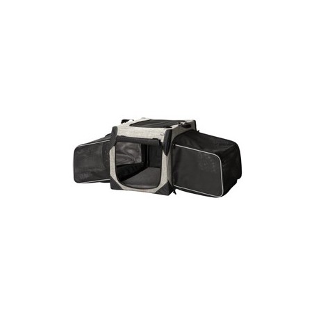Hunde-Transportbox Traveller Extend grau, Gr. S, Maße: ca. 51 x 33 x 34 cm