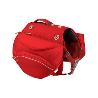 Ruffwear Hundepacktasche Palisades™ Pack rot, Gr. S, Bauchumfang: ca. 56 - 69 cm