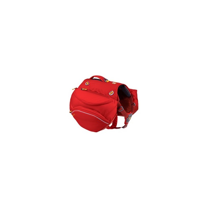 Ruffwear Hundepacktasche Palisades™ Pack rot, Gr. S, Bauchumfang: ca. 56 - 69 cm