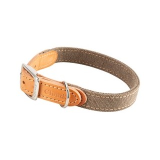 Cloud7® Hundehalsband Tivoli greige, Gr. XS, Breite: ca. 2 cm, Halsumfang: ca. 23 - 29 cm