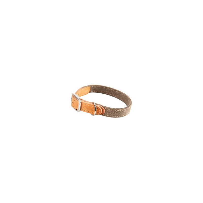 Cloud7® Hundehalsband Tivoli greige, Gr. XS, Breite: ca. 2 cm, Halsumfang: ca. 23 - 29 cm