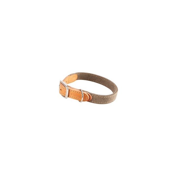 Cloud7® Hundehalsband Tivoli greige, Gr. XS, Breite: ca. 2 cm, Halsumfang: ca. 23 - 29 cm