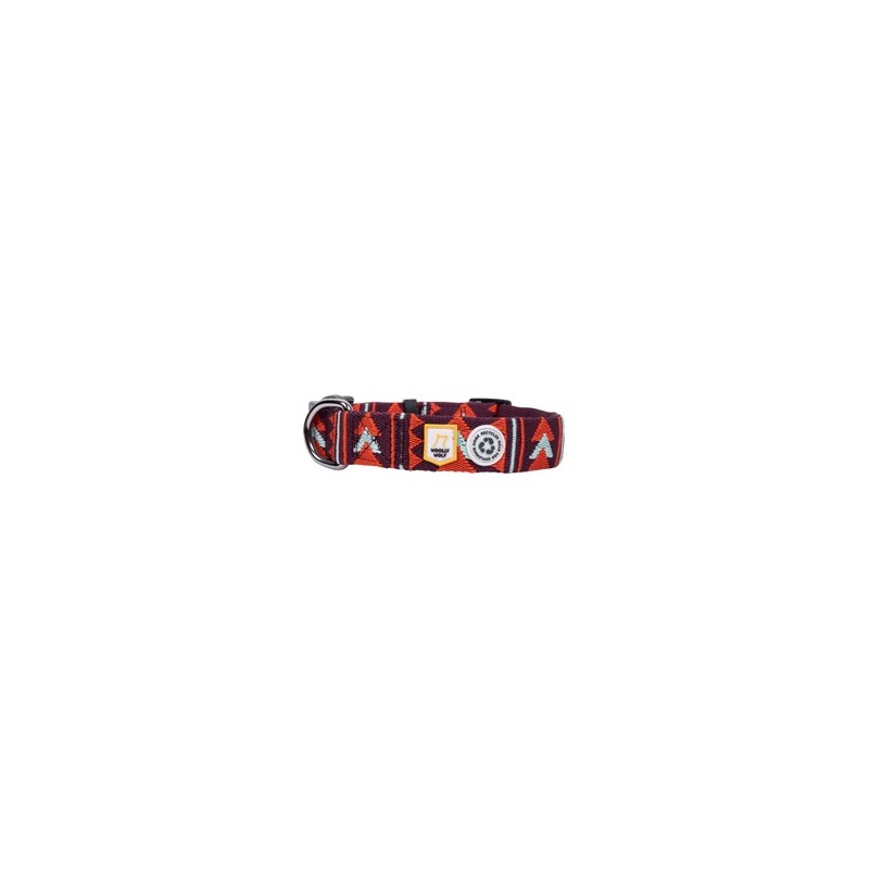 WOOLLY WOLF Hundehalsband Explorer polar night, Gr. S, Breite: ca. 2 cm, Länge: ca. 25 - 35 cm