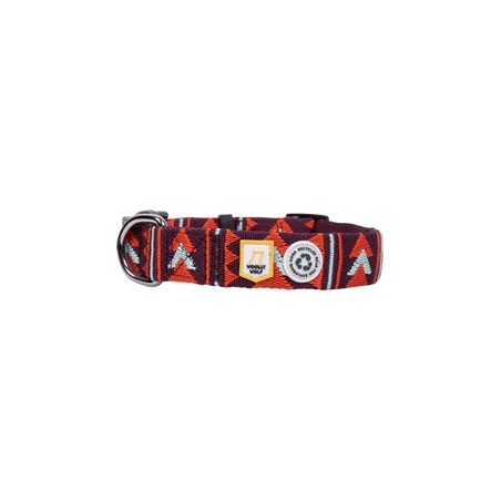 WOOLLY WOLF Hundehalsband Explorer polar night, Gr. S, Breite: ca. 2 cm, Länge: ca. 25 - 35 cm