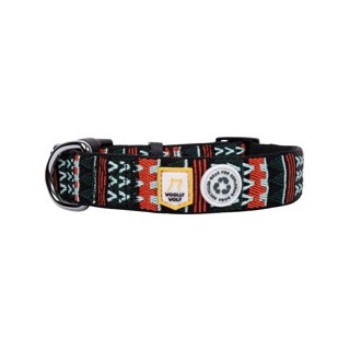 WOOLLY WOLF Hundehalsband Explorer woodland, Gr. S, Breite: ca. 2 cm, Länge: ca. 25 - 35 cm