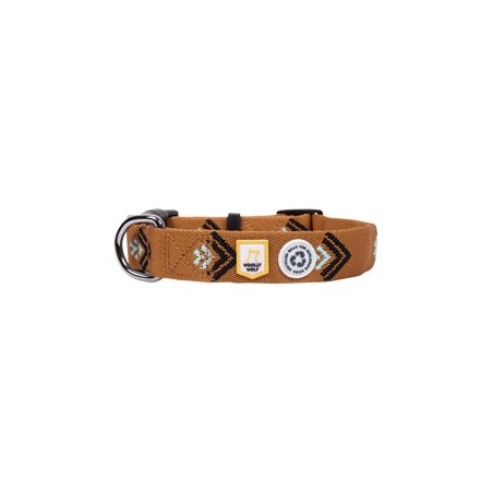 WOOLLY WOLF Hundehalsband Explorer sea to summit, Gr. S, Breite: ca. 2 cm, Länge: ca. 25 - 35 cm