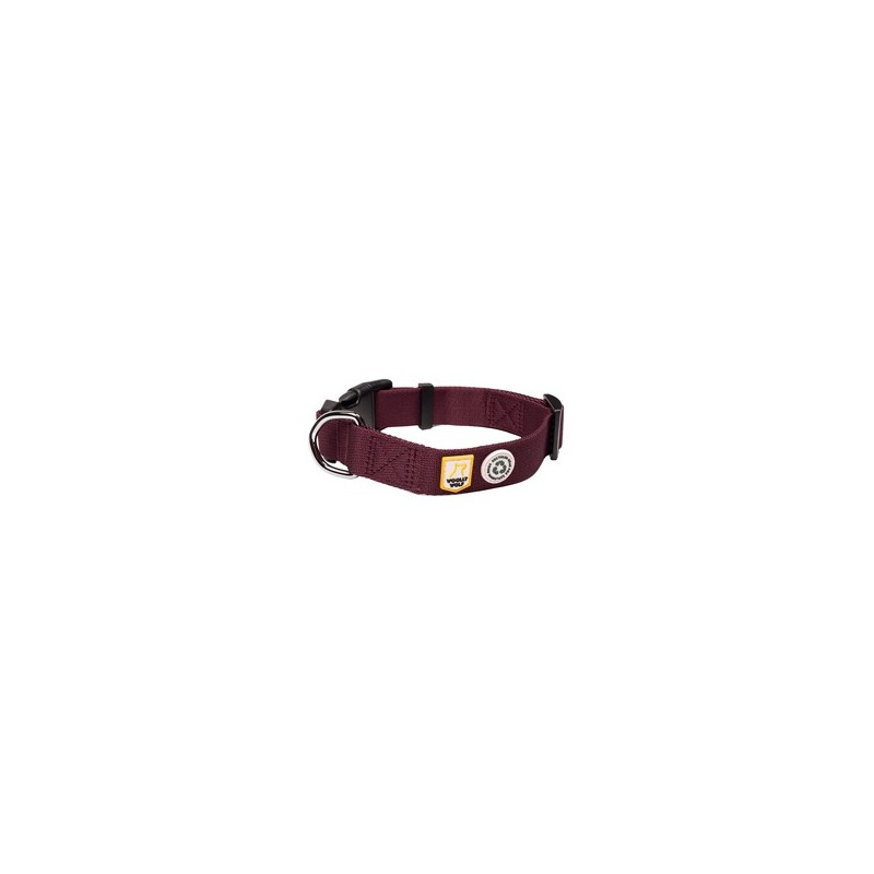 WOOLLY WOLF Hundehalsband Adventure juicy plum, Gr. 25-35, Breite: ca. 2 cm, Länge: ca. 25 - 35 cm