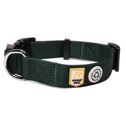 WOOLLY WOLF Hundehalsband Adventure evergreen, Gr. 25-35, Breite: ca. 2 cm, Länge: ca. 25 - 35 cm