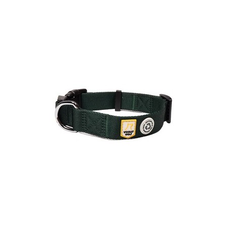 WOOLLY WOLF Hundehalsband Adventure evergreen, Gr. 25-35, Breite: ca. 2 cm, Länge: ca. 25 - 35 cm
