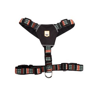 WOOLLY WOLF Hundegeschirr Explorer woodland, Gr. XS, Breite: ca. 2 cm, Rückenlänge: ca. 13,5 cm, Bauchumfang: ca. 42 - 56 cm,