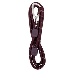 WOOLLY WOLF Handleine Rope Leash juicy plum, Breite: ca. 1 cm, Länge: ca. 180 cm