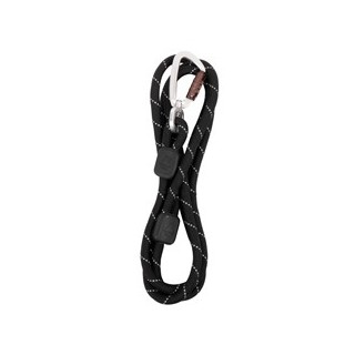 WOOLLY WOLF Handleine Rope Leash raven black, Breite: ca. 1 cm, Länge: ca. 180 cm
