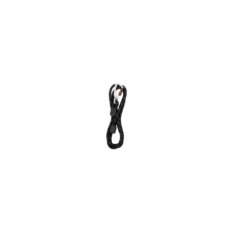 WOOLLY WOLF Handleine Rope Leash raven black, Breite: ca. 1 cm, Länge: ca. 180 cm