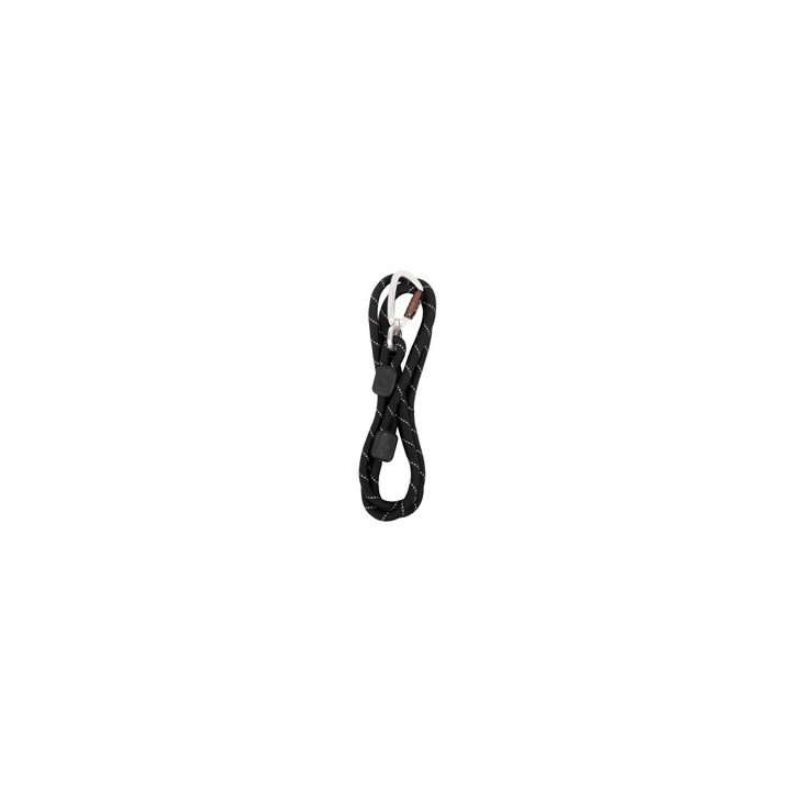 WOOLLY WOLF Handleine Rope Leash raven black, Breite: ca. 1 cm, Länge: ca. 180 cm