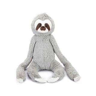 Hunde-Plüschspielzeug Faultier Mees XL grau, Breite: ca. 30 cm, Länge: ca. 80 cm