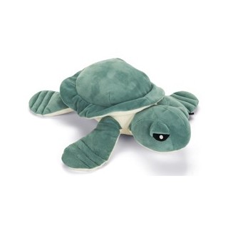 Hunde-Plüschspielzeug Schildkröte grün, Breite: ca. 33 cm, Länge: ca. 34 cm