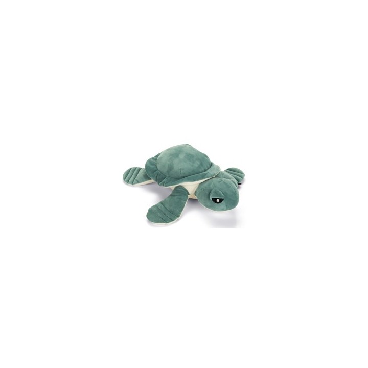 Hunde-Plüschspielzeug Schildkröte grün, Breite: ca. 33 cm, Länge: ca. 34 cm