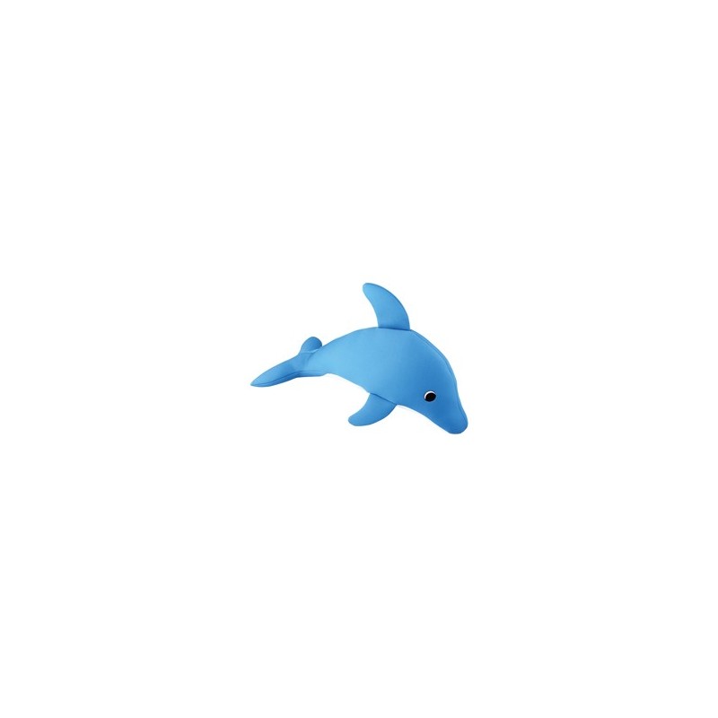 Hunde-Wasserspielzeug Delfin blau, Länge: ca. 40,5 cm