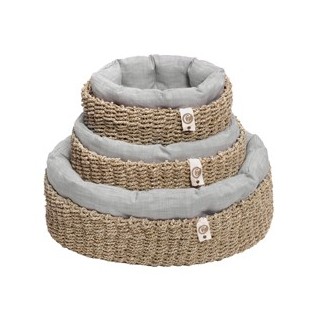 Cloud7® Hundebett Lazy grau, Gr. S, Außenmaße: ca. 45 x 35 cm