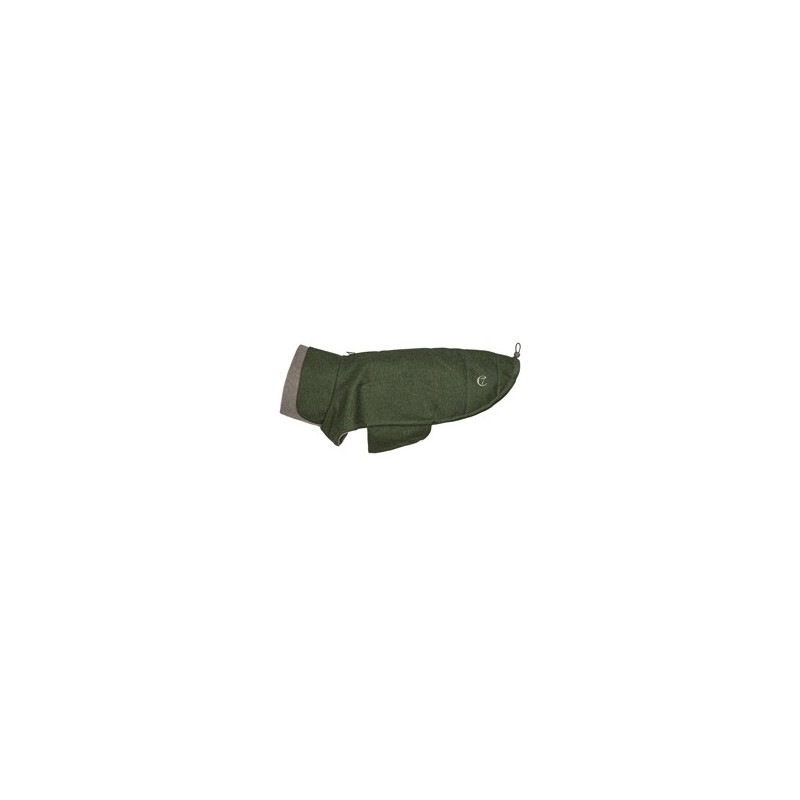 Cloud7® Hundemantel Brooklyn Flannel fern green, Rückenlänge: ca. 23 - 28 cm, Brustumfang: ca. 34 - 39 cm