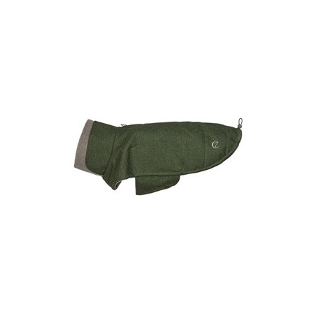 Cloud7® Hundemantel Brooklyn Flannel fern green, Rückenlänge: ca. 23 - 28 cm, Brustumfang: ca. 34 - 39 cm