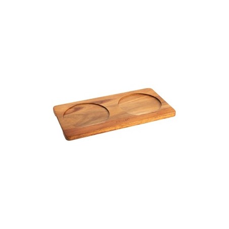 Cloud7® Napfunterlage Wooden Dog Station acacia wood, Gr. S