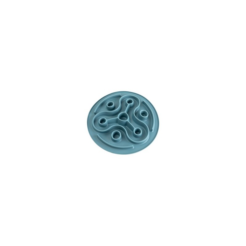 TRIXIE Hunde-Futtermatte Slow Feeding Matte blau, Durchmesser:  ca. 28 cm