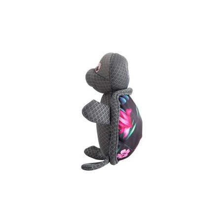 Hunde Wasserspielzeug Turtle grau, Breite: ca. 16 cm, Länge: ca. 23 cm