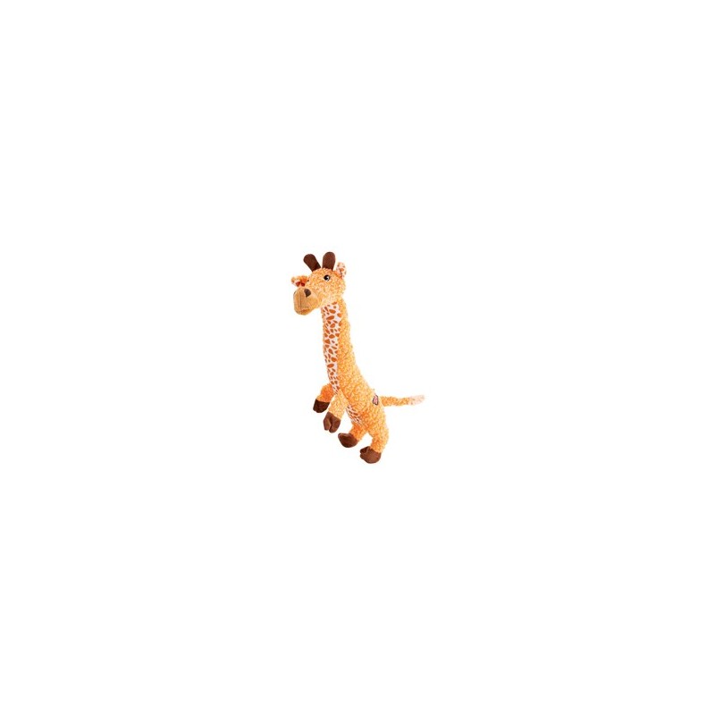 KONG Hundespielzeug Shakers Luv Giraffe orange, Länge: ca. 40 cm, Durchmesser:  ca. 5,5 – 7,5 cm