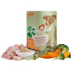alsa-nature FOODLOVE Huhn mit Quinoa, Kürbis & Brokkoli, Anzahl: 6 x 300 g, 300 g, Hundefutter