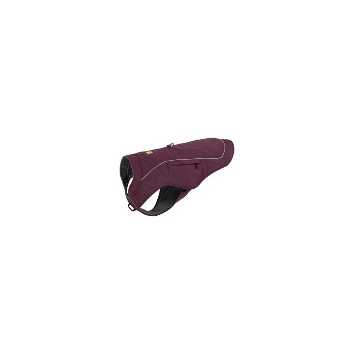 Ruffwear Hundemantel Overcoat Fuse™ Jacket purple rain, Gr. XXS, Rückenlänge: ca. 30,5 cm, Halsumfang: ca. 34,5 cm